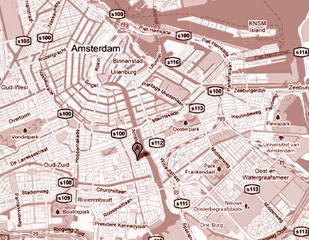 map of Amsterdam